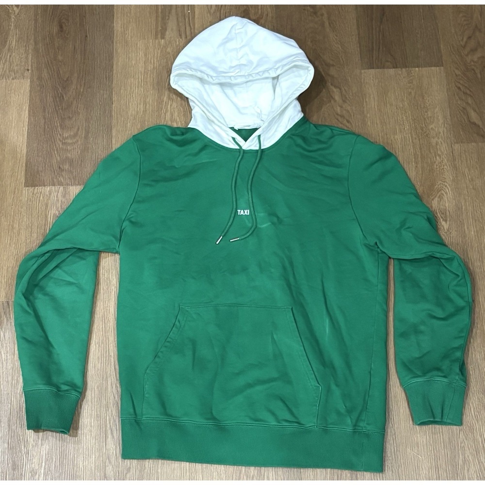 Helmut Lang Taxi Hoodie XL Green White Limited Edition Tokyo Worldwide Portugal